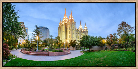 Salt Lake Temple - Summer Evening by Scott Jarvie