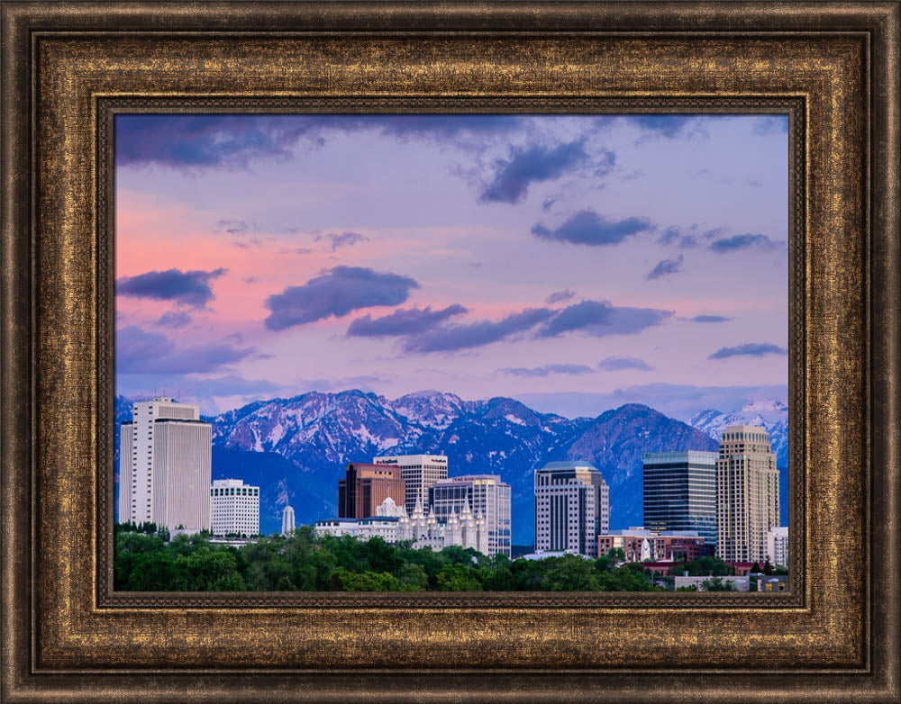 Salt Lake Temple - Skyline by Scott Jarvie