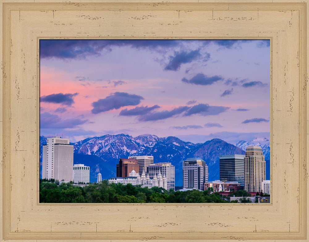 Salt Lake Temple - Skyline by Scott Jarvie