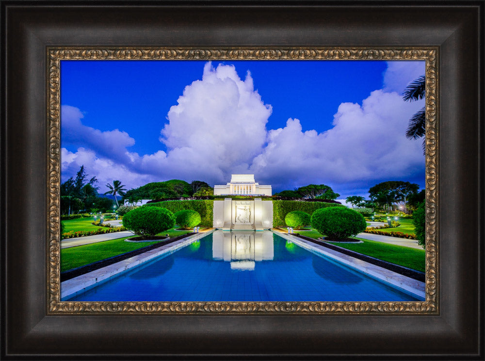 Laie Temple - Reflection by Scott Jarvie