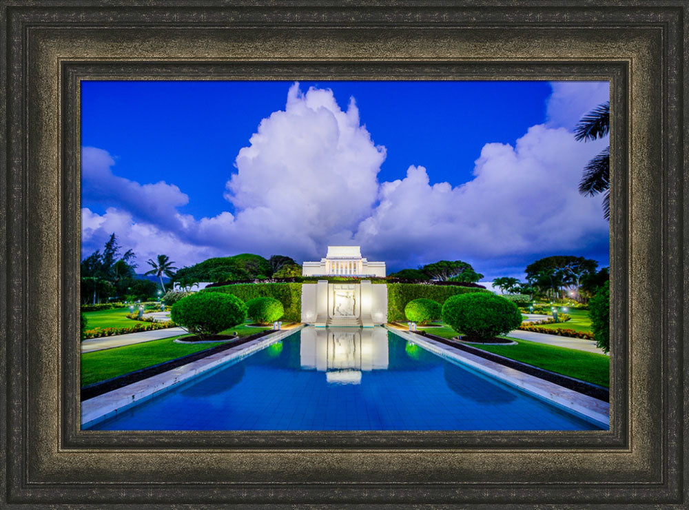 Laie Temple - Reflection by Scott Jarvie