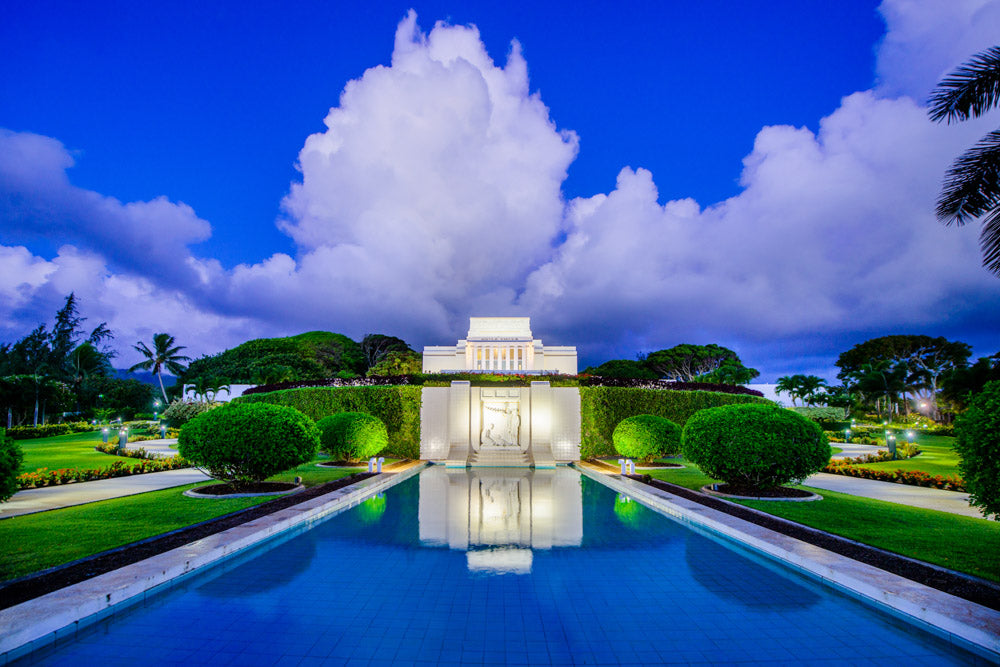 Laie Temple - Reflection by Scott Jarvie
