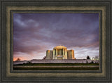 Cardston Temple - Purple Storm by Scott Jarvie