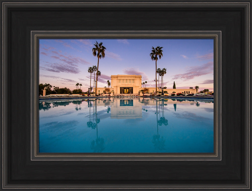Mesa Temple - Sunset Reflection by Scott Jarvie