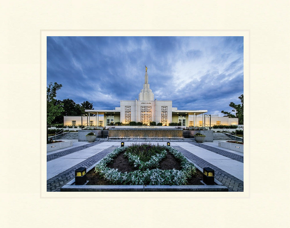 Idaho Falls Temple - From the Front by Scott Jarvie