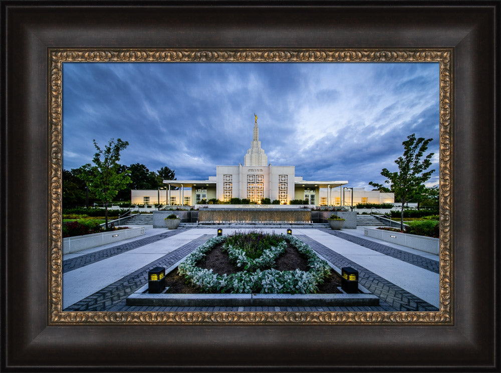 Idaho Falls Temple - From the Front by Scott Jarvie