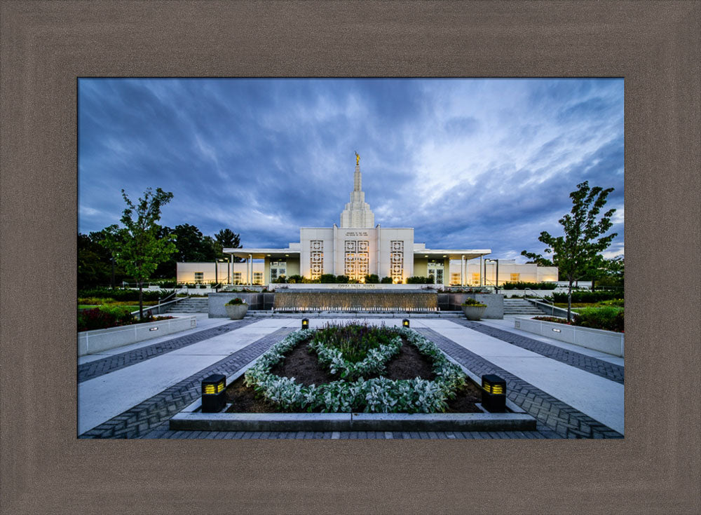 Idaho Falls Temple - From the Front by Scott Jarvie