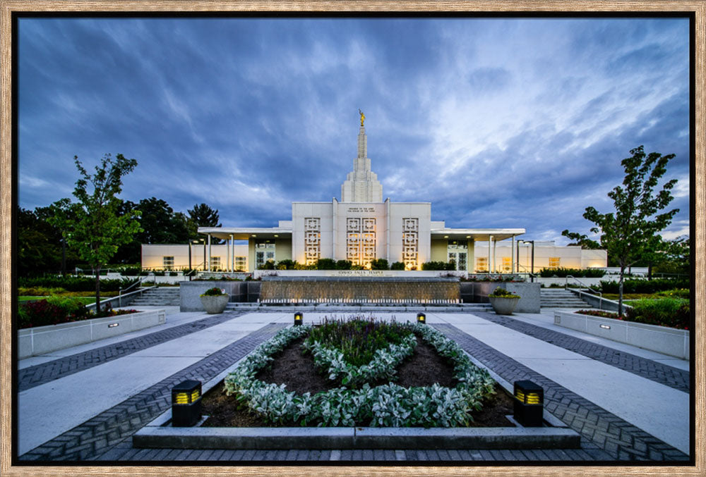 Idaho Falls Temple - From the Front by Scott Jarvie