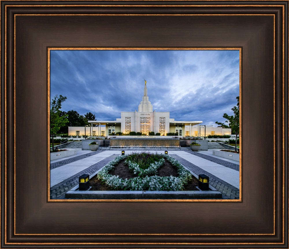 Idaho Falls Temple - From the Front by Scott Jarvie