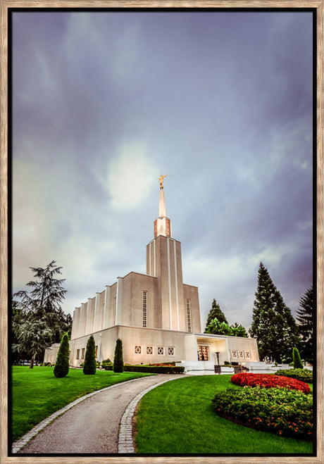 Bern Switzerland Temple - Walkway by Scott Jarvie