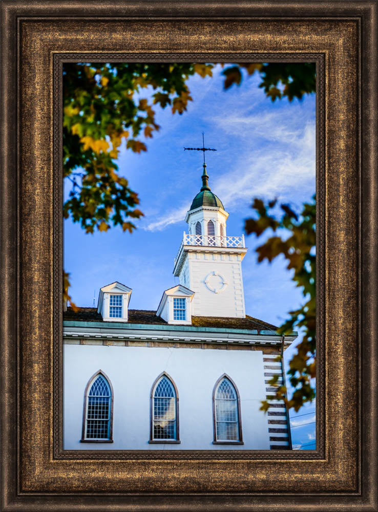 Kirtland Temple - Through the Trees by Scott Jarvie