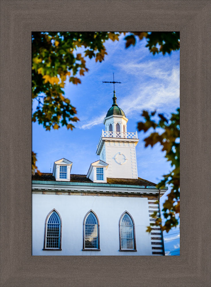 Kirtland Temple - Through the Trees by Scott Jarvie