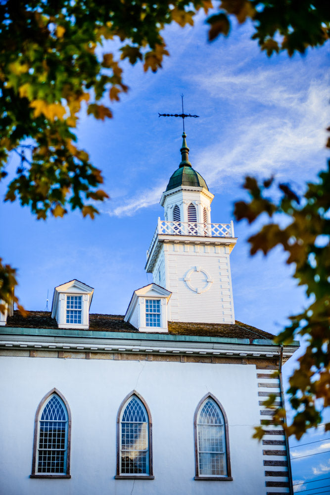 Kirtland Temple - Through the Trees by Scott Jarvie