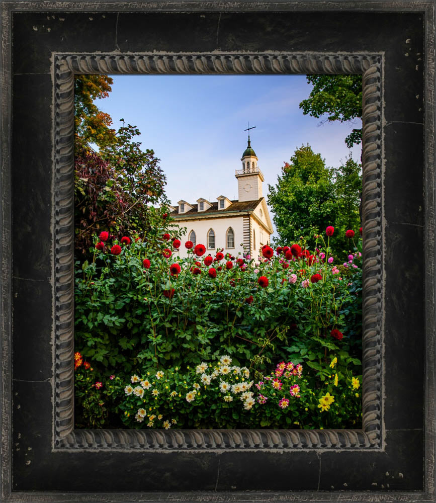 Kirtland Temple- Flowers by Scott Jarvie