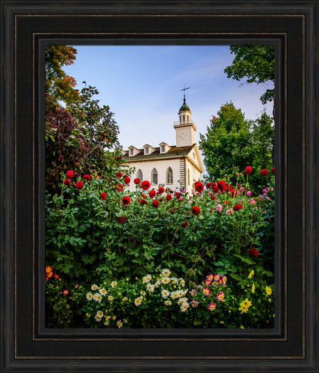 Kirtland Temple- Flowers by Scott Jarvie