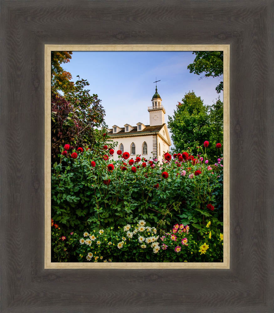 Kirtland Temple- Flowers by Scott Jarvie