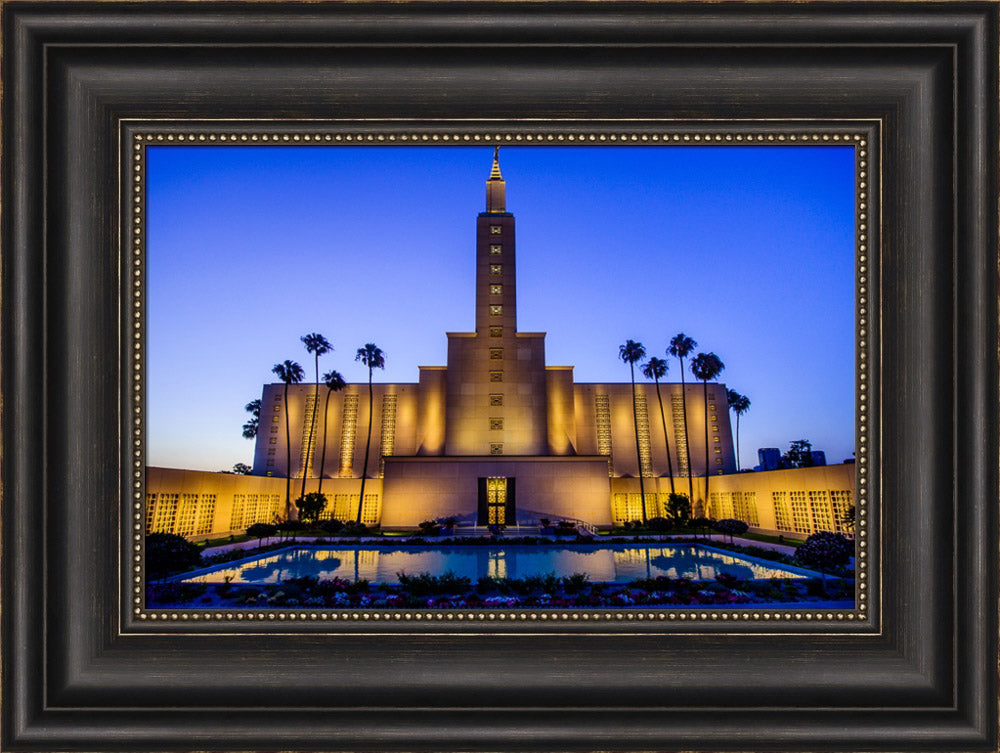 Los Angeles Temple - Evening Reflection by Scott Jarvie