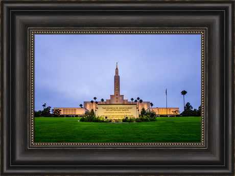 Los Angeles Temple - Sign by Scott Jarvie