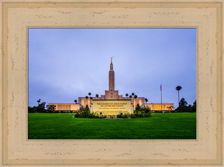 Los Angeles Temple - Sign by Scott Jarvie