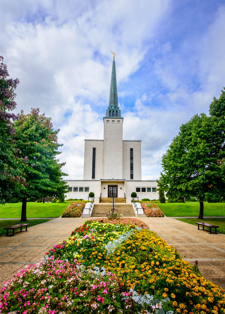 London Temple - Flower Entrance by Scott Jarvie