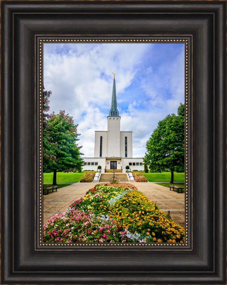 London Temple - Flower Entrance by Scott Jarvie