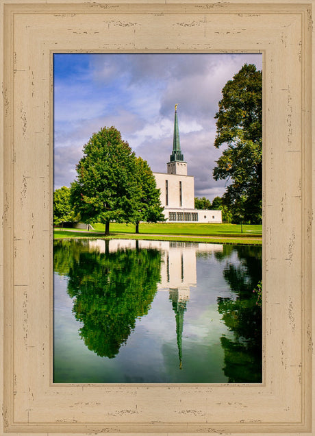 London Temple - Reflection by Scott Jarvie