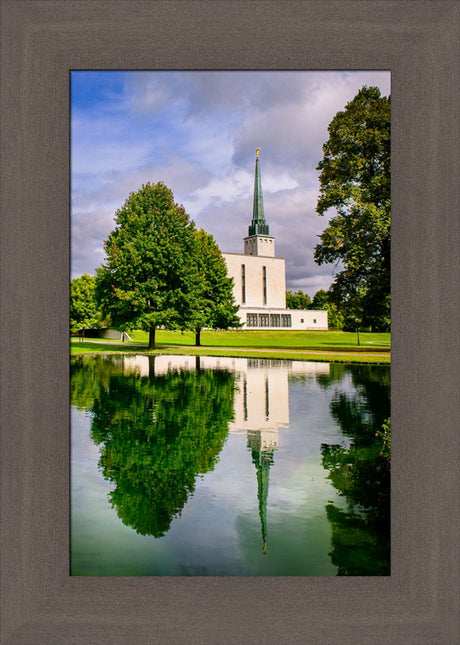 London Temple - Reflection by Scott Jarvie