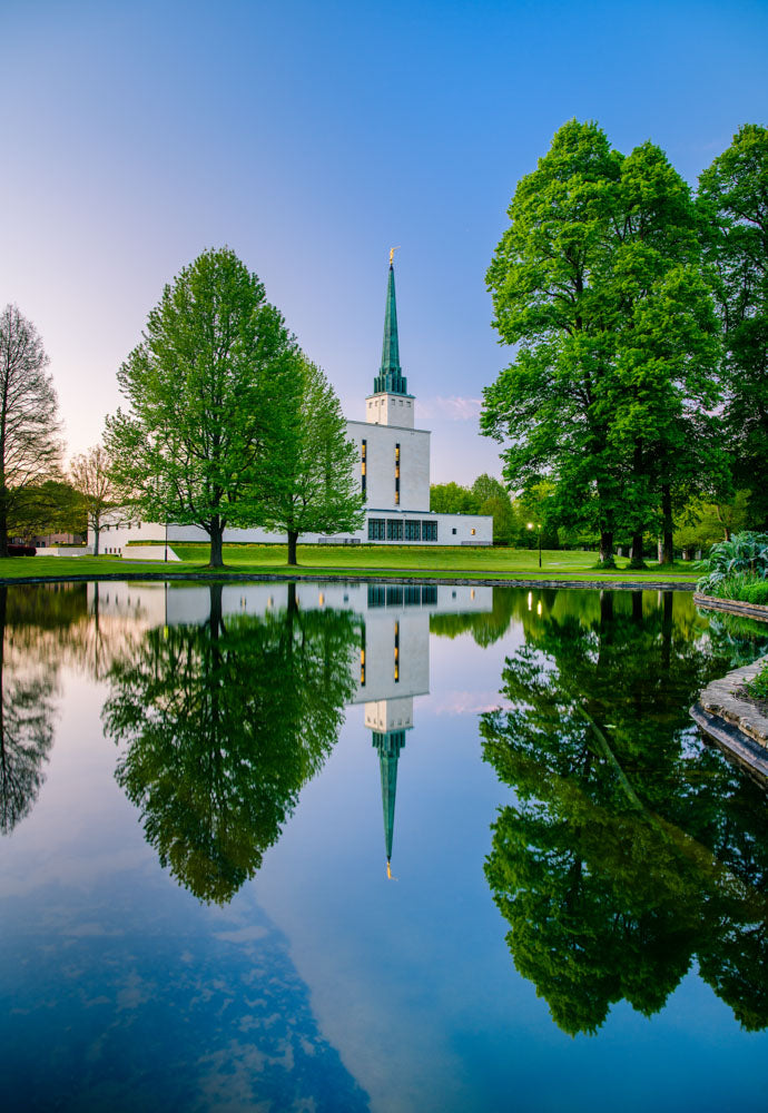 London England Temple - Reflect by Scott Jarvie