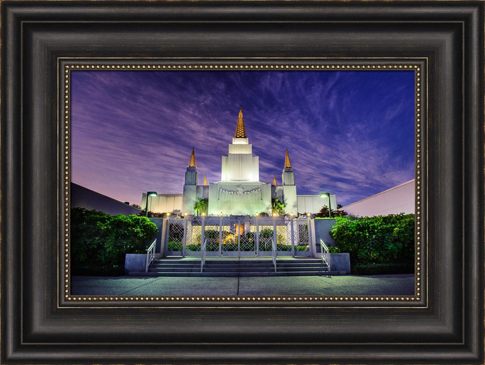 Oakland Temple - Twilight by Scott Jarvie | Altus Fine Art