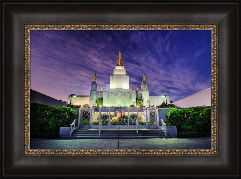 Oakland Temple - Twilight by Scott Jarvie | Altus Fine Art