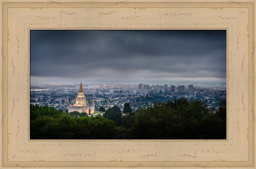 Oakland Temple - Blue by Scott Jarvie