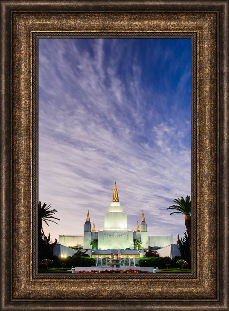 Oakland Temple - Vertical Twilight by Scott Jarvie