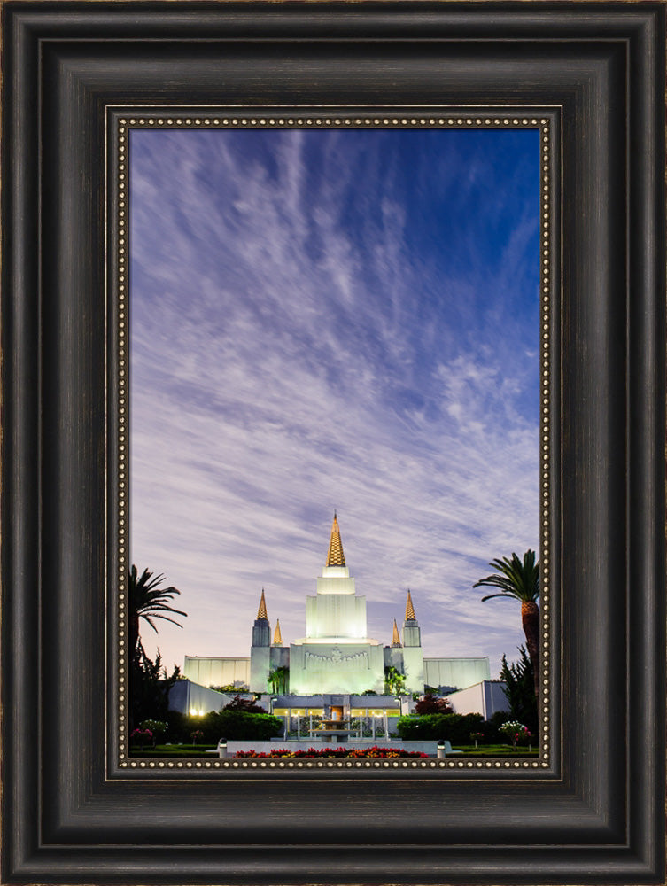 Oakland Temple - Vertical Twilight by Scott Jarvie