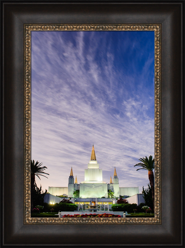 Oakland Temple - Vertical Twilight by Scott Jarvie