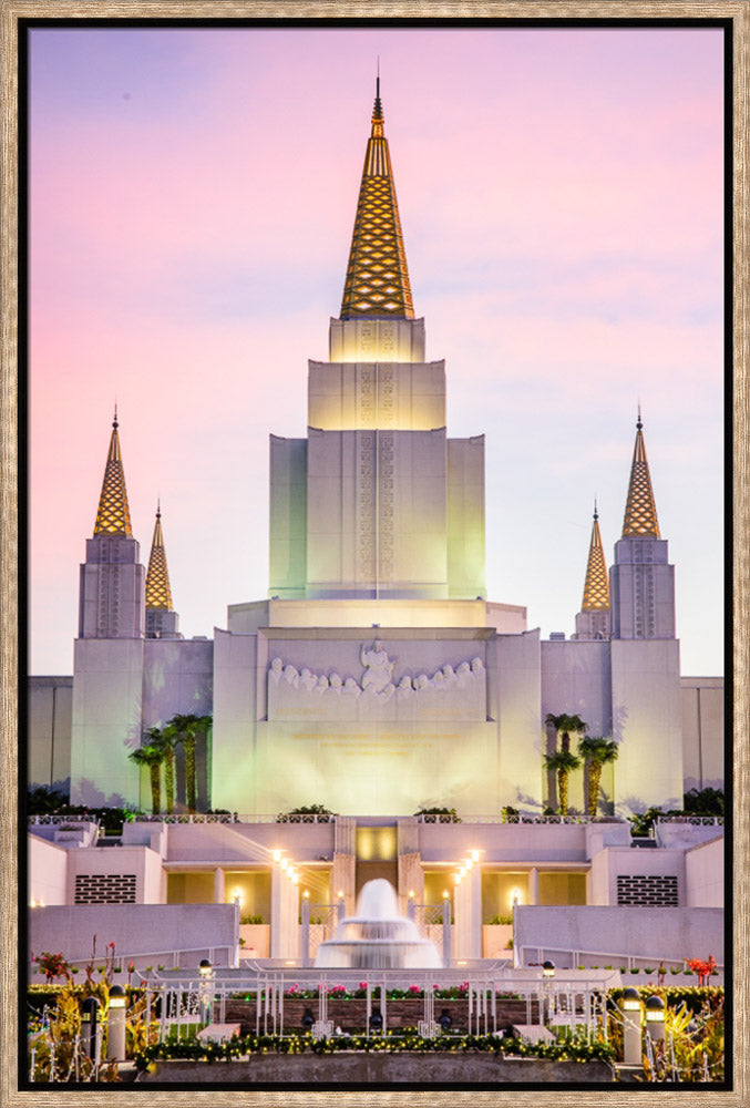 Oakland Temple - Christmas Lights by Scott Jarvie
