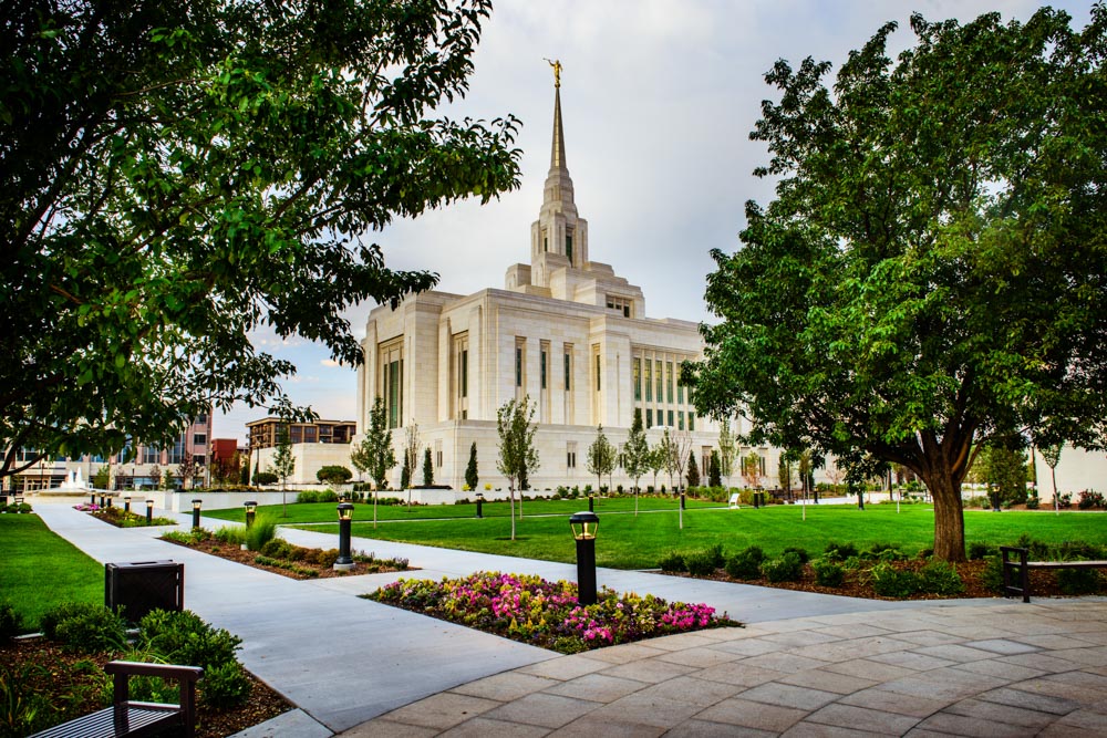 Ogden Temple - Summer Path by Scott Jarvie