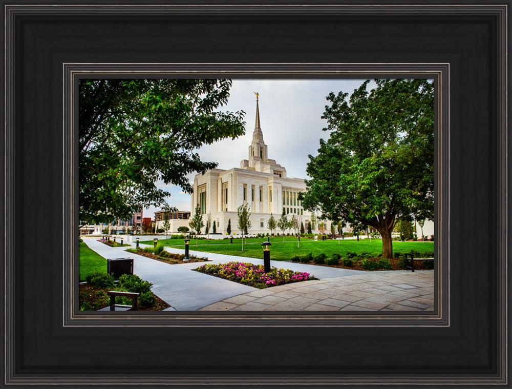 Ogden Temple - Summer Path by Scott Jarvie