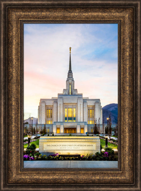 Ogden Temple - Sunrise by Scott Jarvie