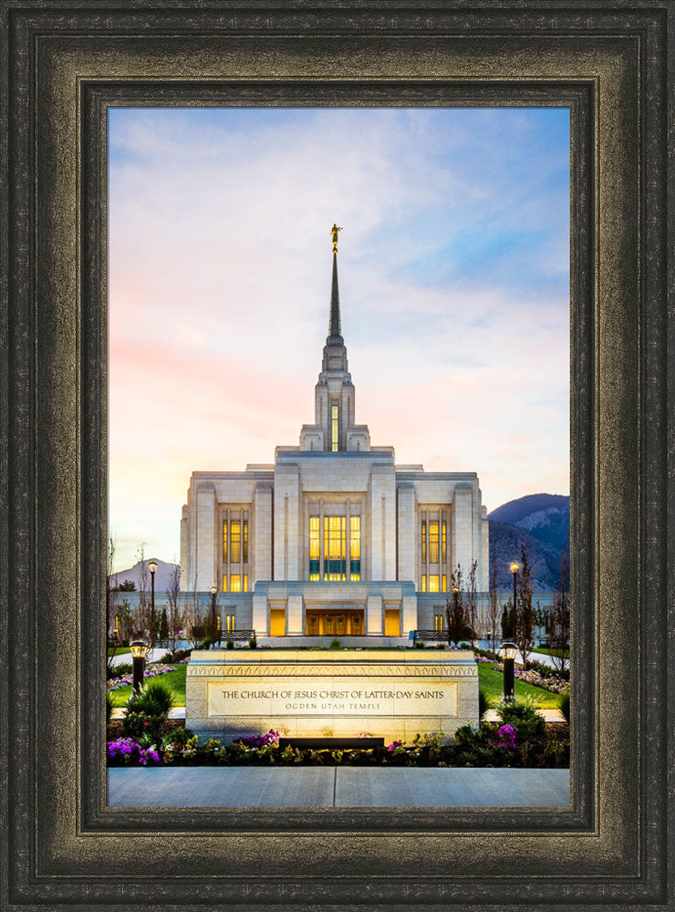 Ogden Temple - Sunrise by Scott Jarvie