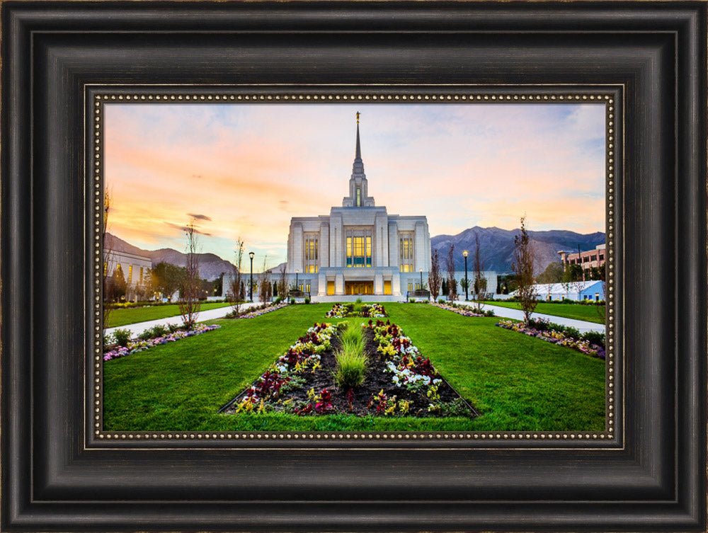 Ogden Temple - Garden Path by Scott Jarvie