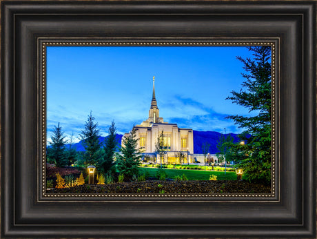 Ogden Temple - Twilight Through the Trees by Scott Jarvie