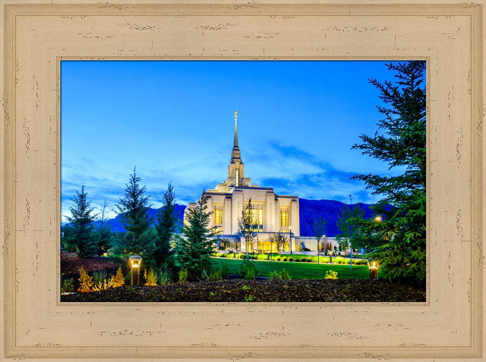 Ogden Temple - Twilight Through the Trees by Scott Jarvie