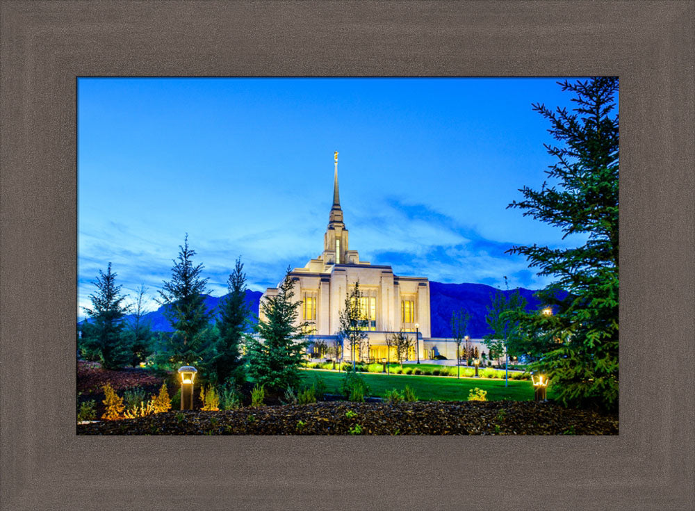 Ogden Temple - Twilight Through the Trees by Scott Jarvie