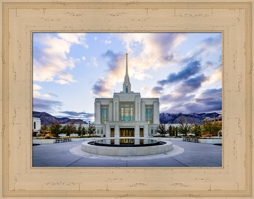 Ogden Temple - Morning Light by Scott Jarvie