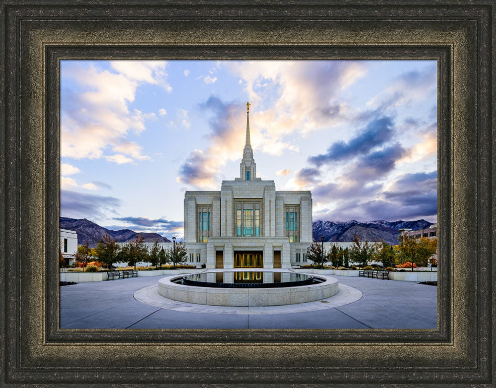 Ogden Temple - Morning Light by Scott Jarvie