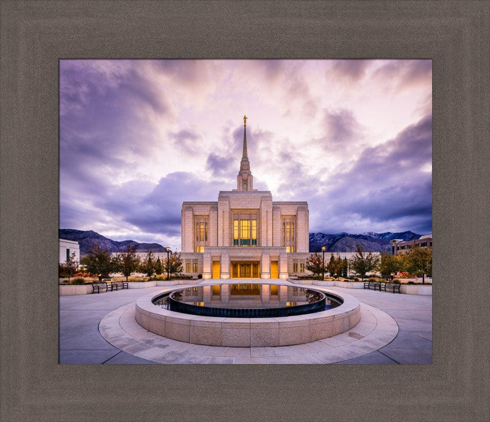 Ogden Temple - Morning Reflection by Scott Jarvie