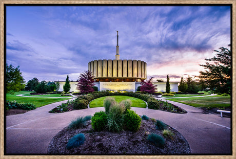 Provo Temple - Purple Twilight by Scott Jarvie