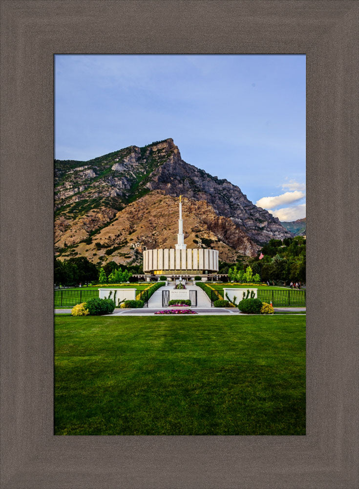 Provo Temple - Mountains by Scott Jarvie