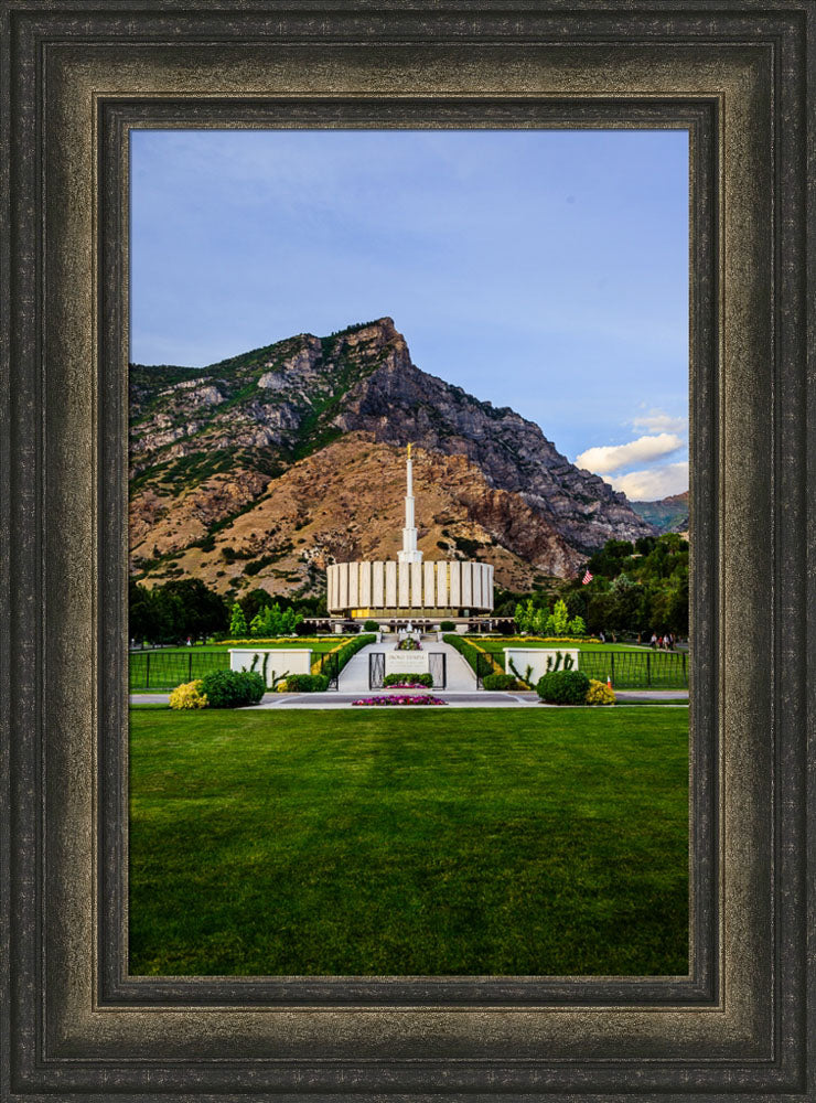 Provo Temple - Mountains by Scott Jarvie