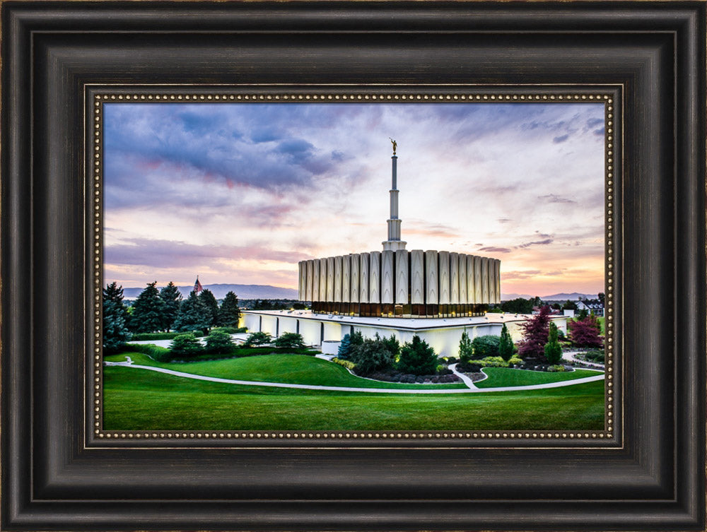 Provo Temple - Sunset by Scott Jarvie